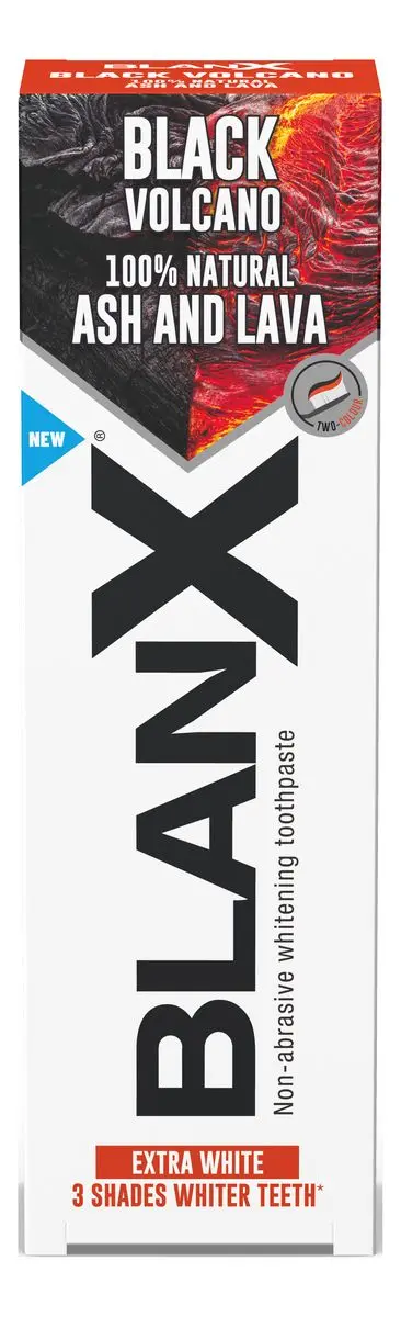 BlanX Black Volcano Tannkrem - 75 ml.