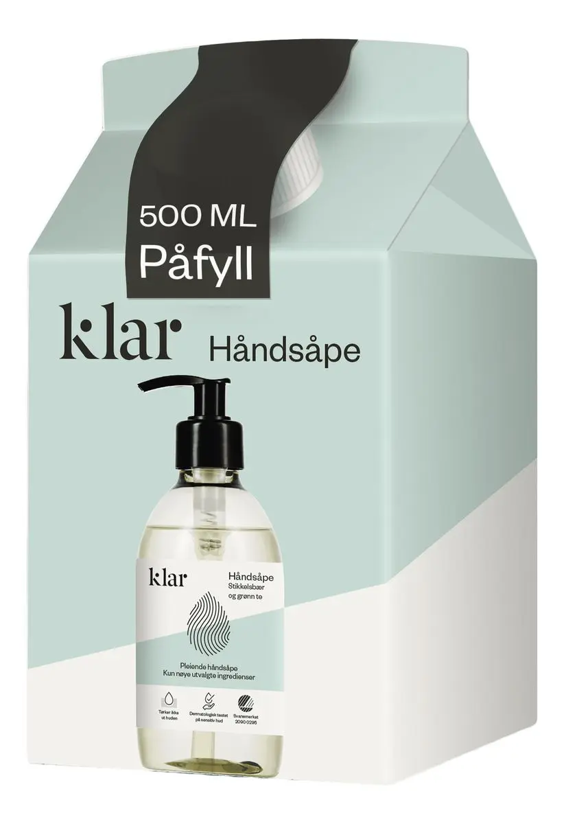 KLAR Håndsåpe Refill - 500 ml.