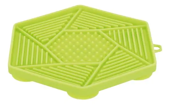 Trixie Lick'n'Snack slikkematte m. sugekopp 17 cm - grønn
