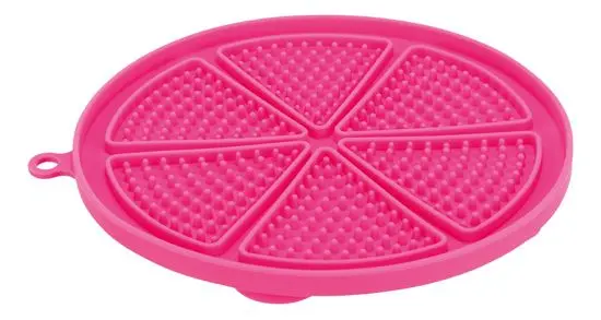 Trixie Lick'n'Snack slikkematte m. sugekopp 18 cm - pink