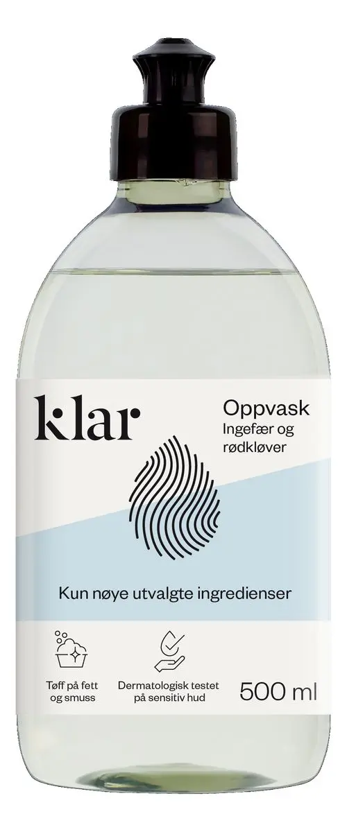 Klar Oppvaskmiddel - 500 ml.