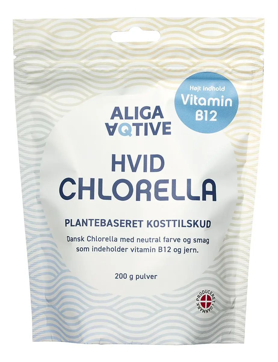 Aliga Aqtive Hvid Chlorella pulver - 200 g