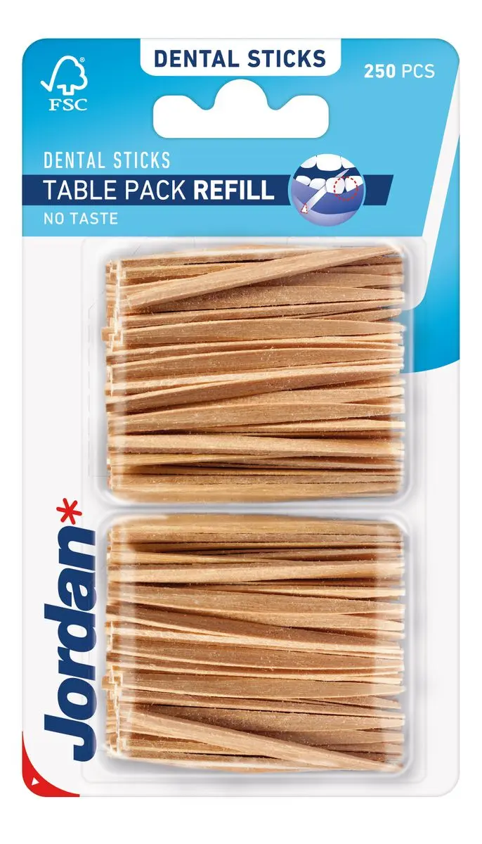 Jordan Tannpirker Refill - 250 stk.
