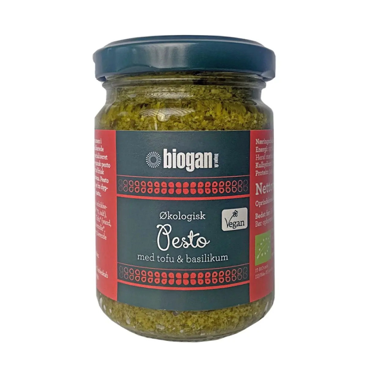 Biogan vegansk pesto grønn Ø - 120 g