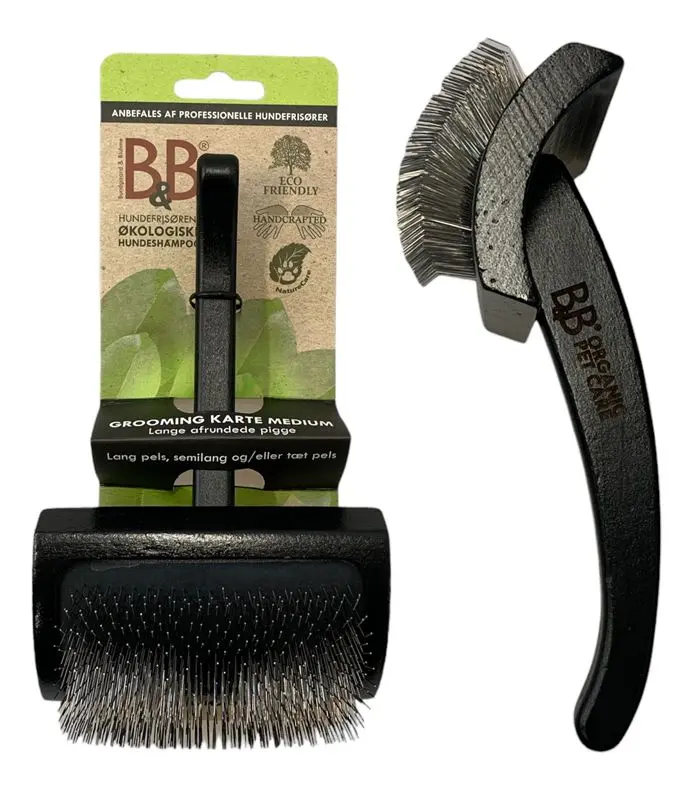 B&B Grooming karte - medium - 1 stk.