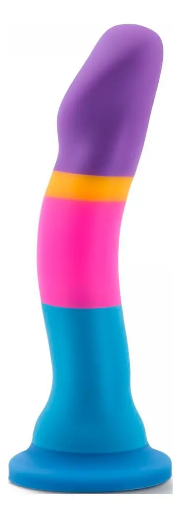Addiction Silicone Dildo With Suction Cup - Hot 'n' Cool