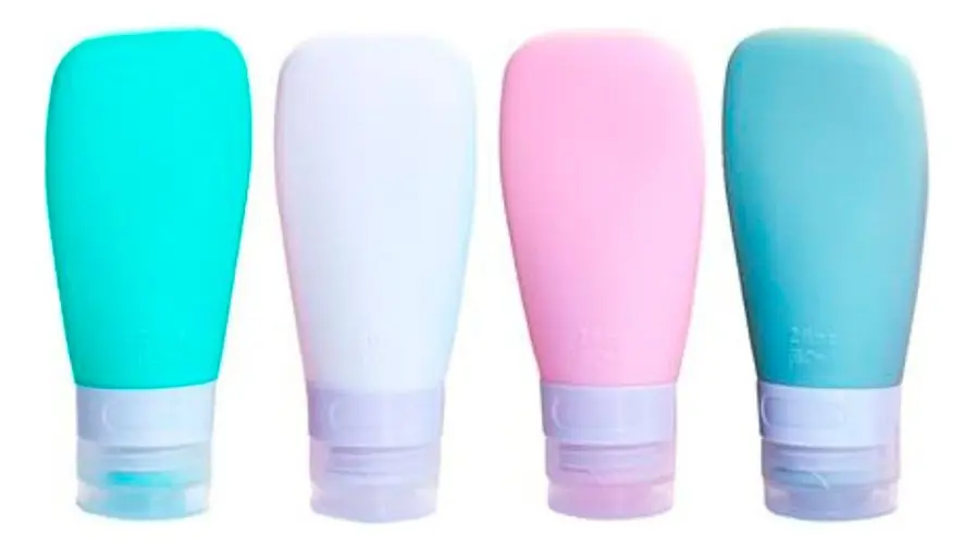 UNIQ Silikon Reiseflasker 60 ml. - 4 stk.
