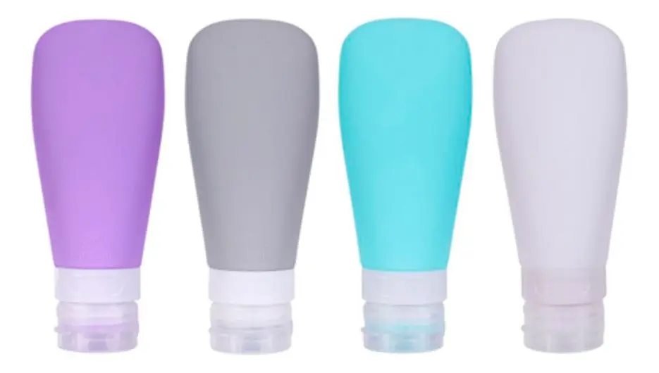 UNIQ Silikon Reiseflasker 90 ml. - 4 stk.