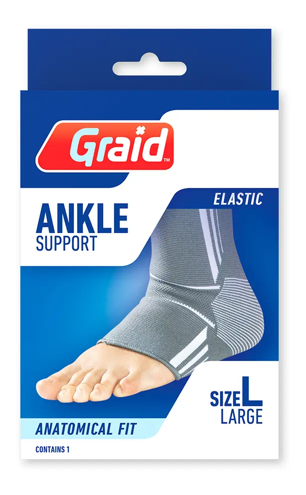 Graid Elastisk Ankelstøtte L - 1 stk.