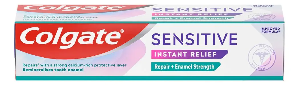 Colgate Sensitive Instant Relief Repair + Enamel Strength Tannpasta - 75 ml.