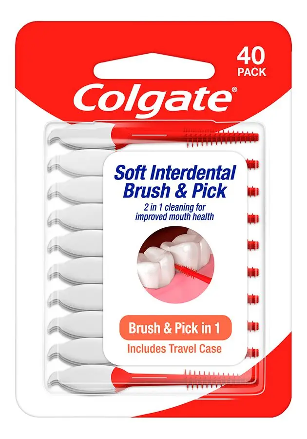 Colgate Interdental stick Soft - 40 stk.