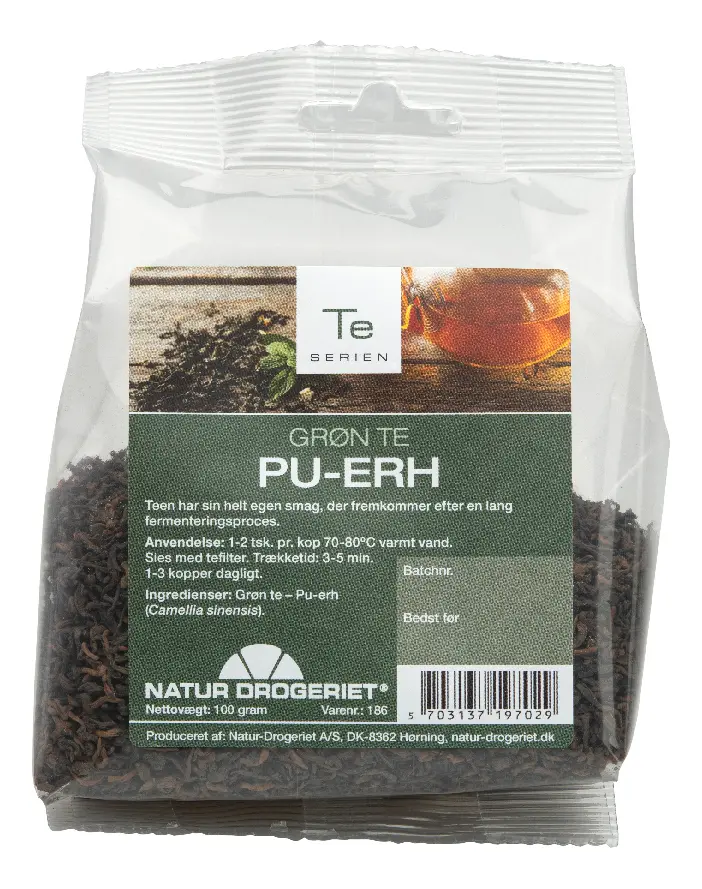 Natur-Drogeriet Pu-Erh Te - 100 g.