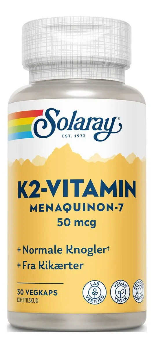Solaray Vitamin K2 50 mcg - 30 stk.