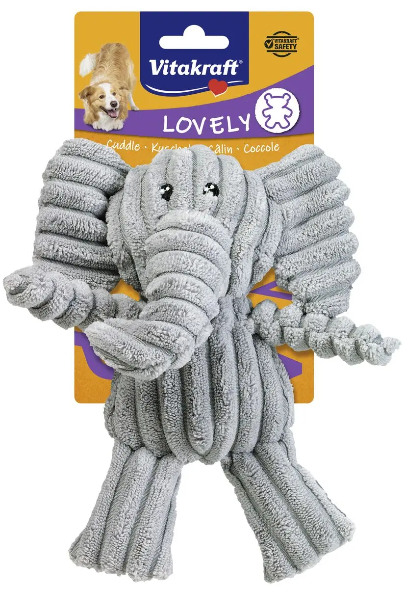 Vitakraft Elefant, leke til hund - 17.5 cm