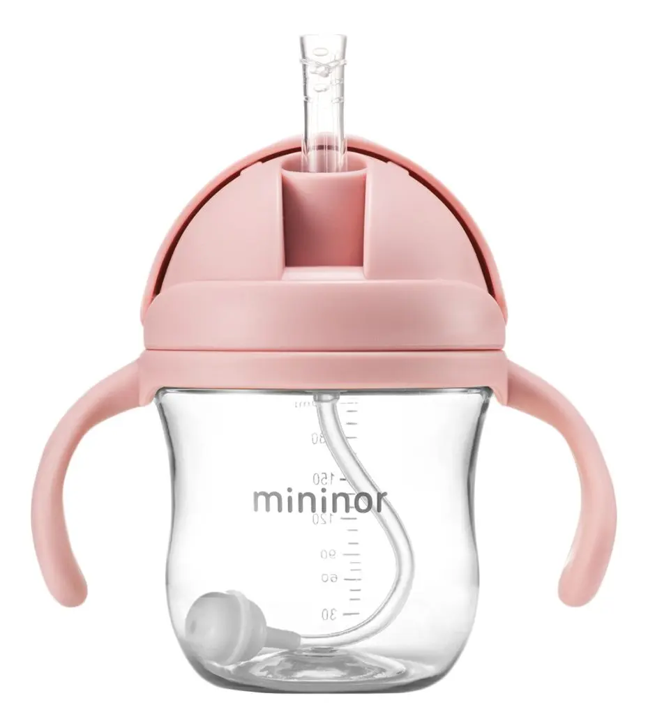 Mininor Sugerørskopp Rosa - 1 stk.