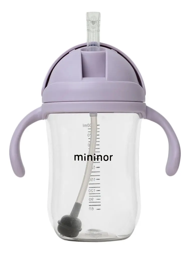 Mininor Sugerørskopp Lavendel - 330 ml.