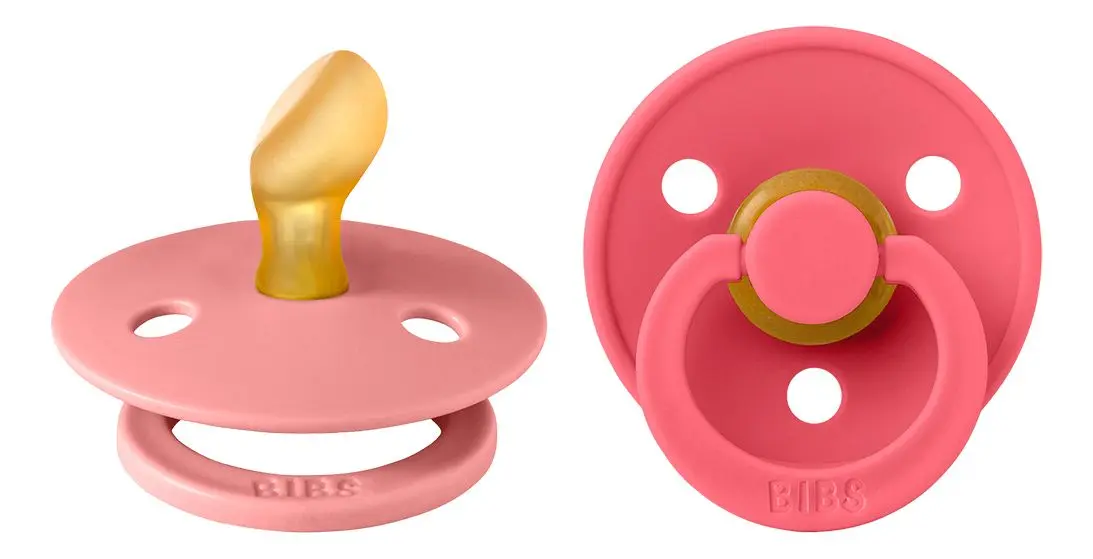BIBS Colour Latex Anatomisk Dusty Pink/Coral 2 pak - flere størrelser