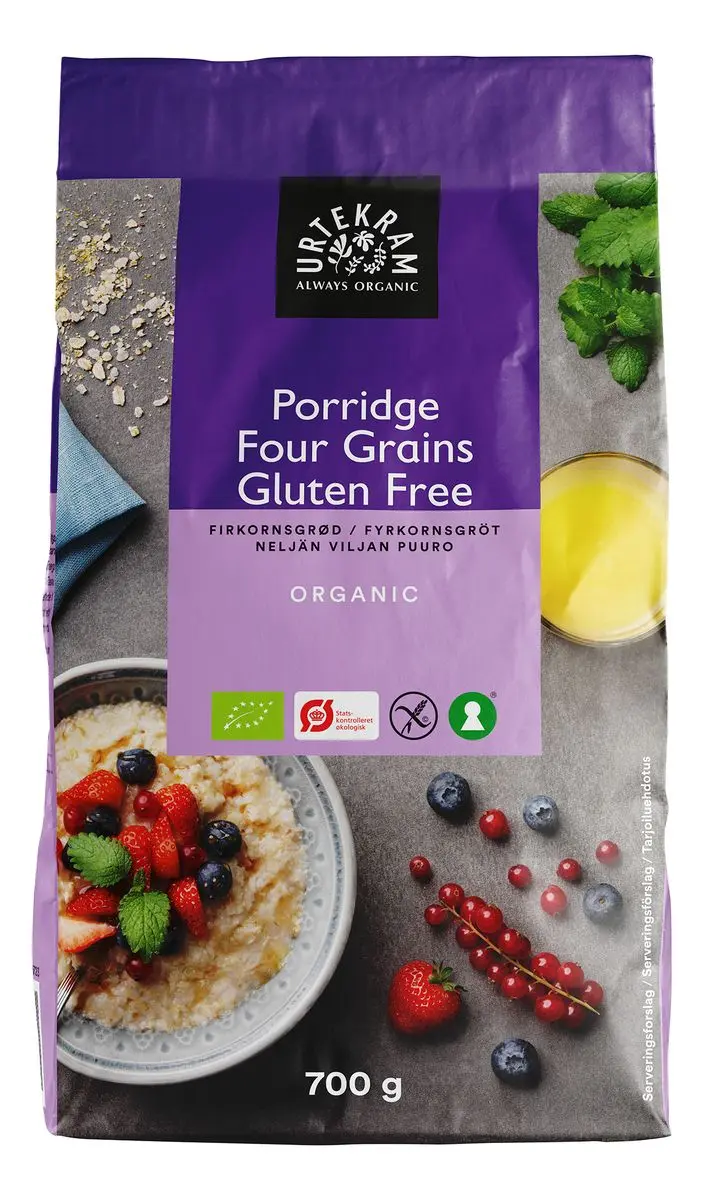Urtekram Food Grøt Firekorn Glutenfri Ø - 700 g.