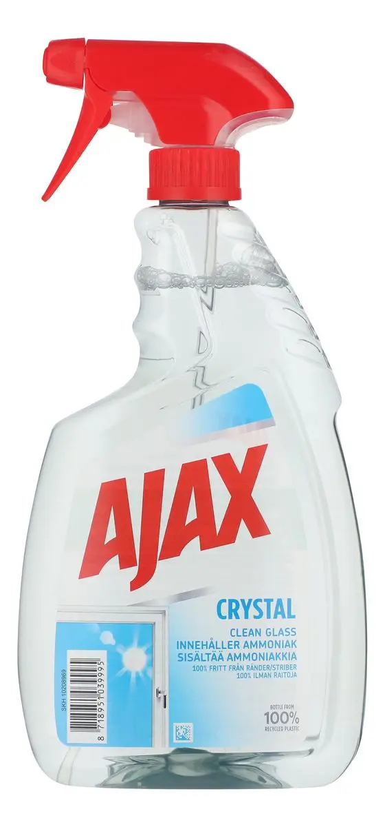 Ajax Crystal Clean Glas Spray - 750 ml.