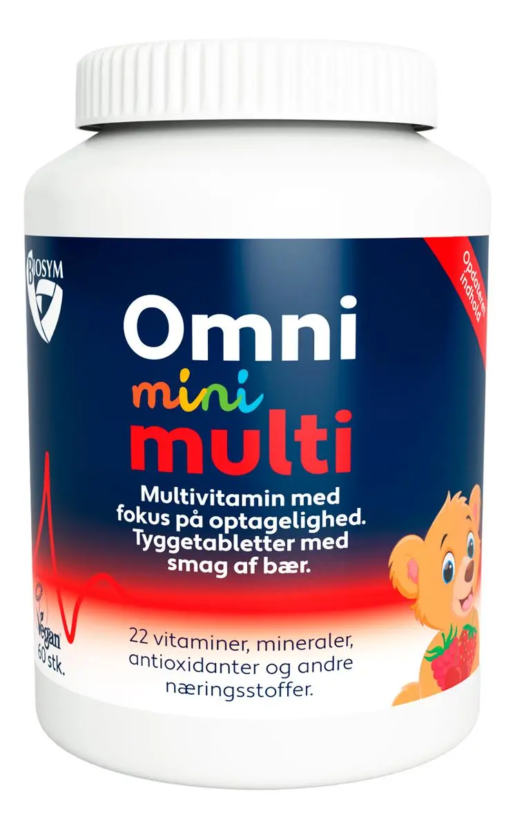 OmniMini Multi - 60 tyggetabl.