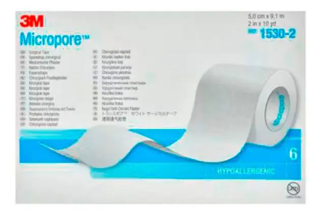 3M Medipore fikseringstape 5cm x 10m - 1 rull