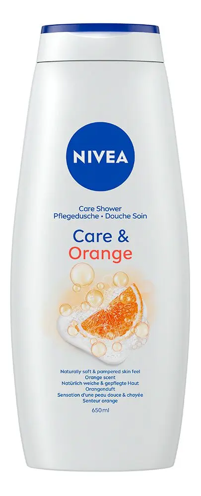 Nivea Care & Orange Shower - 650 ml.
