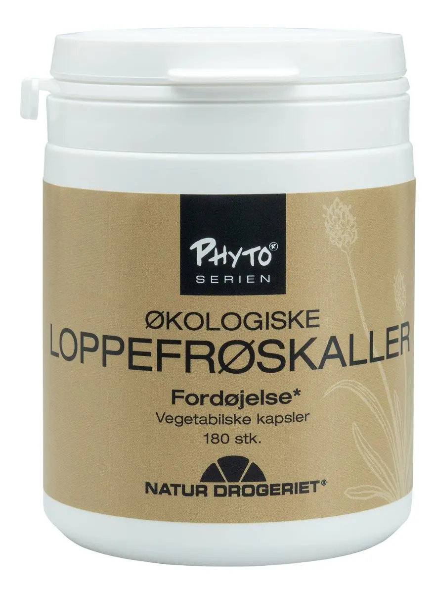 Natur-Drogeriet Loppefrøskall Ø - 180 kaps.