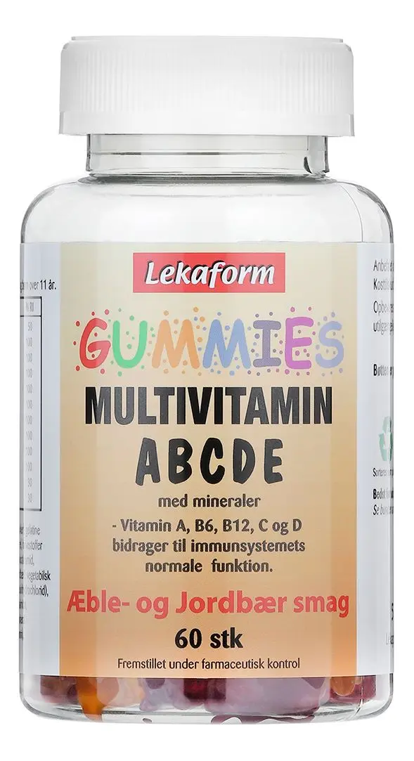 Lekaform Gummies Multivitamin ABCDE - 60 stk.