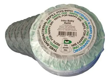 InkoBaby Bleiepose Simpel One Refill til Simplee Sangenic - 6 stk.