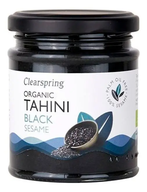 Clearspring Tahin Sort Sesam Ø - 170 g.