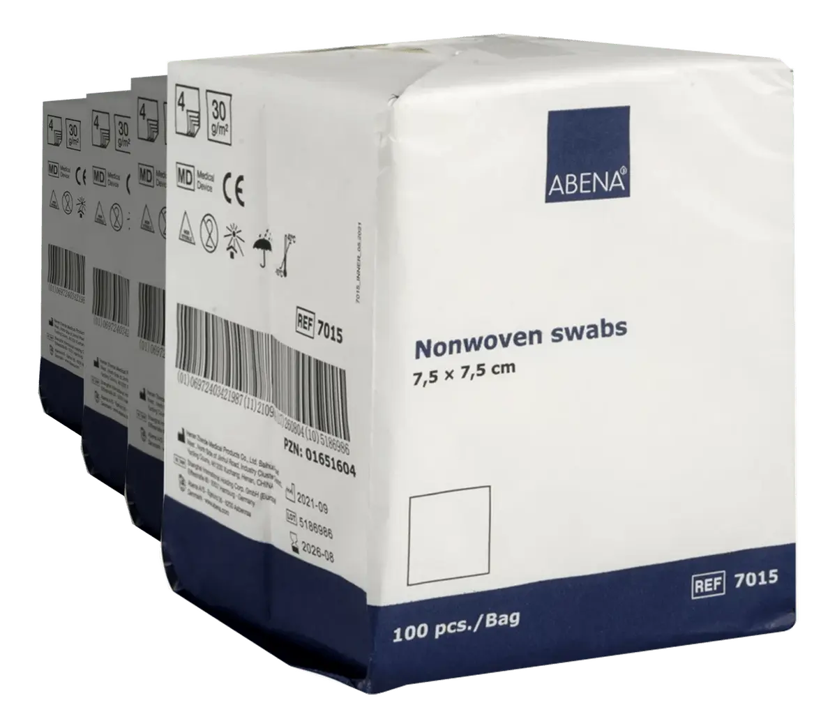 Abena Nonwoven kompress 7,5x7,5 cm - 50x100 stk.