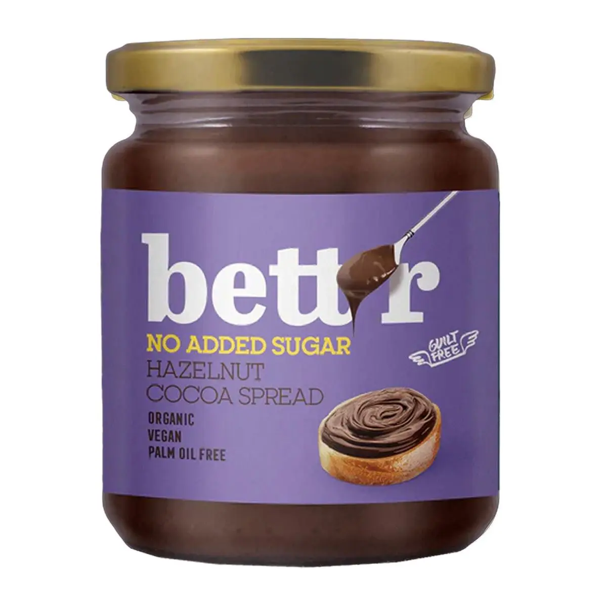 Bett`r Smørepålegg Hasselnøtt Kakao Ø - 250 g
