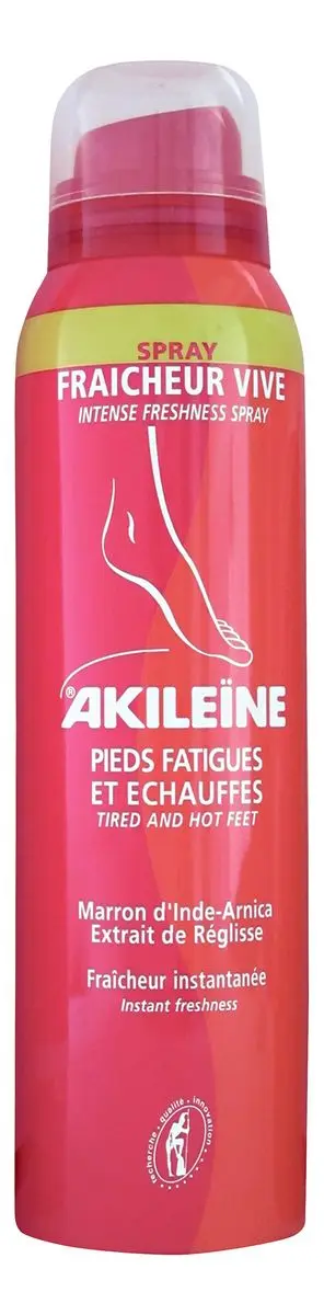 Akileine Red Intense Freshness Spray - 150 ml.