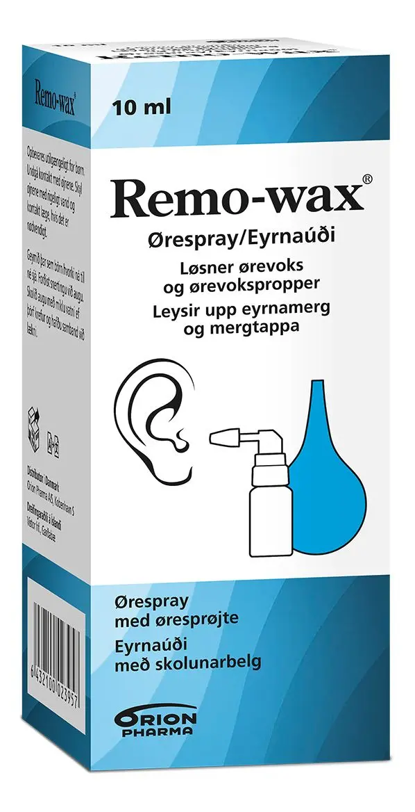 Remo-Wax spray m / sprøyte - 10 ml
