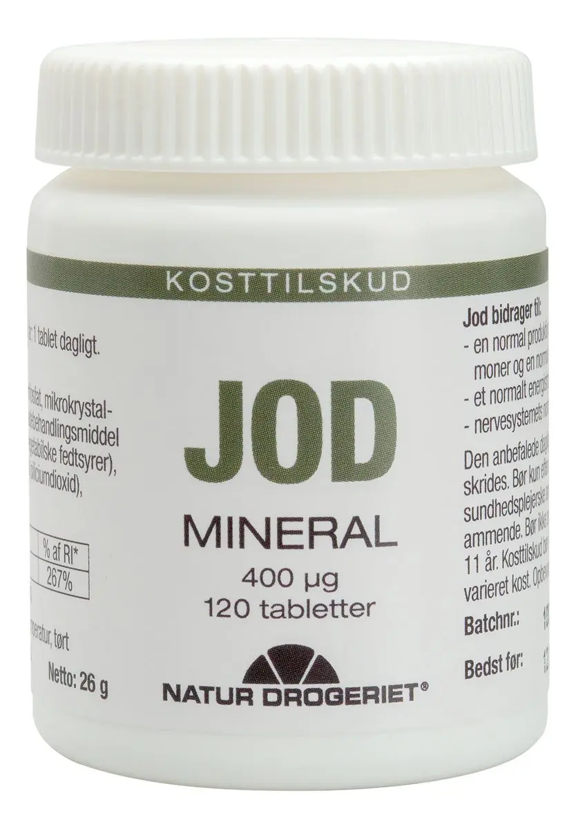 Natur-Drogeriet Jod 400 µg - 120 tabl.