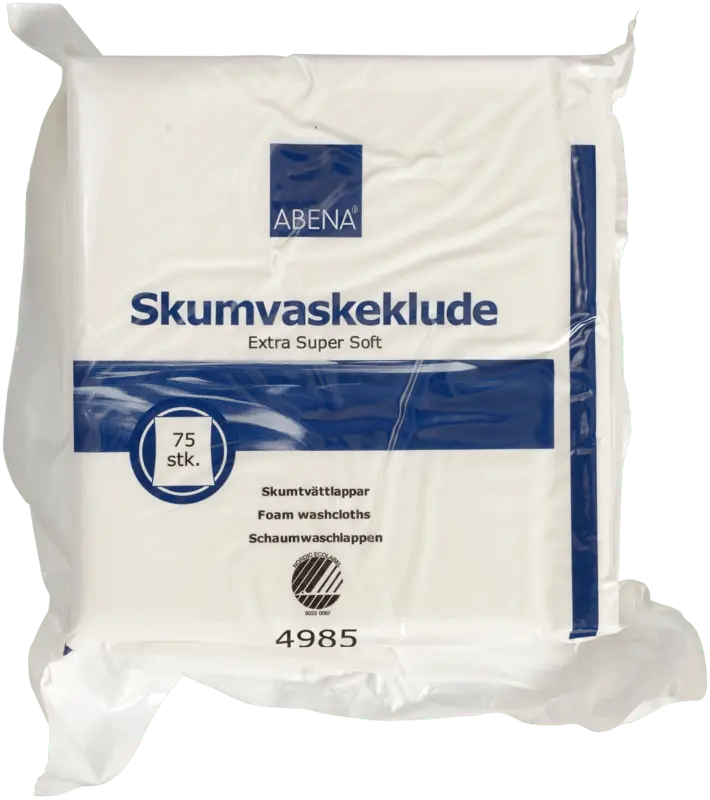 Abena Skumvaskeklud ekstra super soft - 75 stk