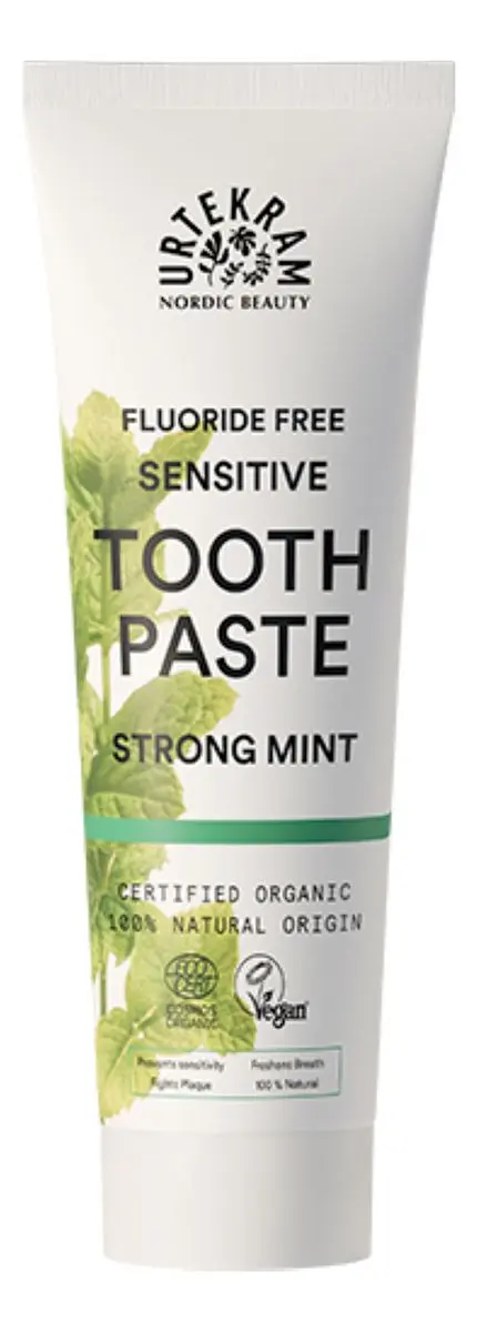 Urtekram Beauty Tannkrem Strong Mint - 75 ml