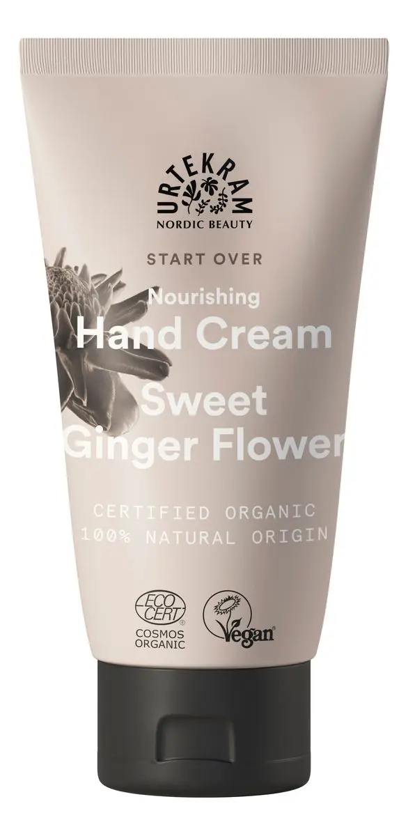 Urtekram Beauty Sweet Ginger Flower Hand Cream - 75 ml.