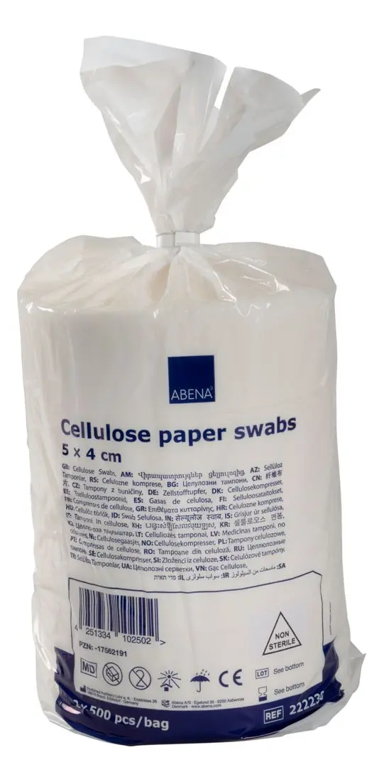 Abena Paper swabs 12 lags - 2x500 stk.