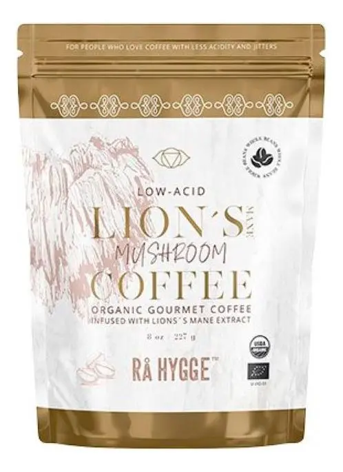 Lågsyrlig Lion's Mane specialkaffe, hela bönor EKO 227g