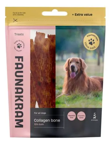 Faunakram kollagenpinner m. and, valuepack - 500 g.