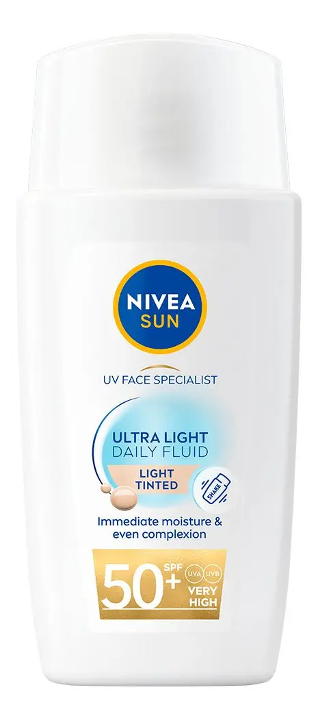 Nivea Daily Fluid Light Tinted SPF 50+ - 40 ml.