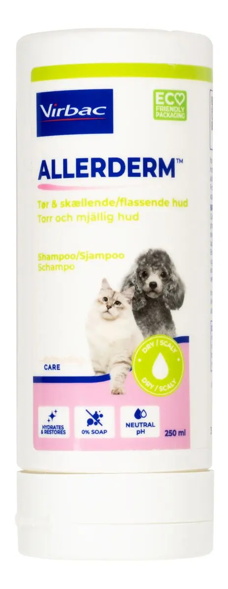 Virbac Allerderm Dry Skin Shampoo - 250 ml.