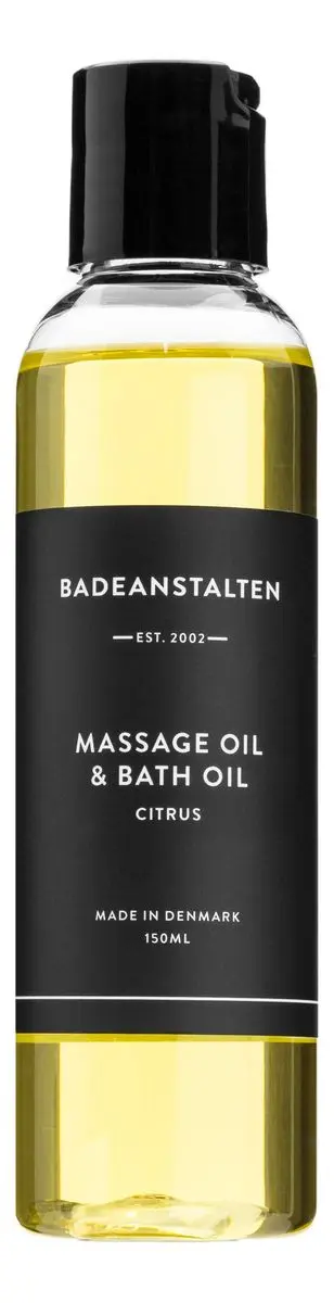 Bade- og massasjeolje Sitrus fra Badeanstalten – 150 ml