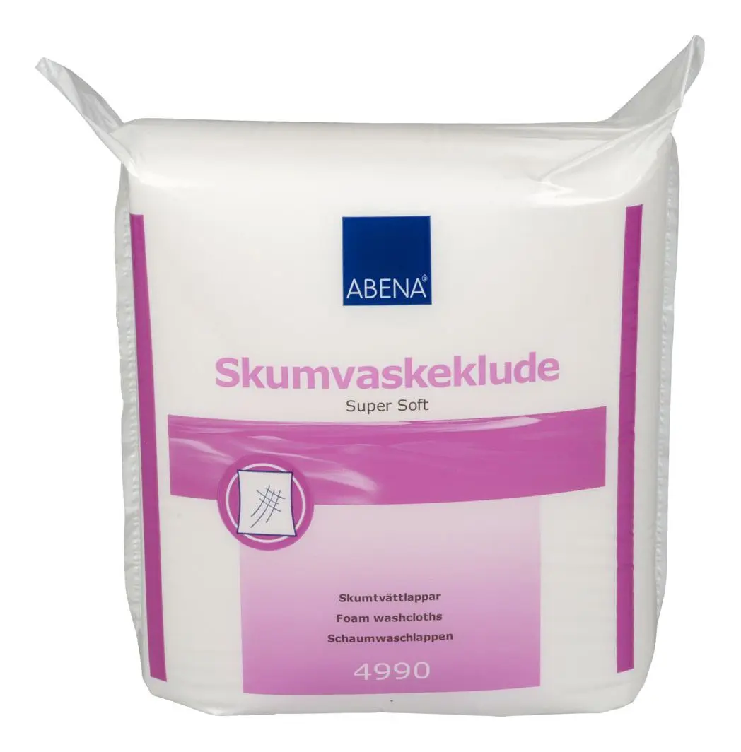 Abena Skumvaskeklut super soft thick - 50 stk.
