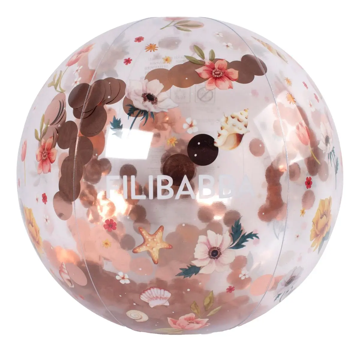 Filibabba Badeball Alfie Ocean Blossom Konfetti - 1 stk