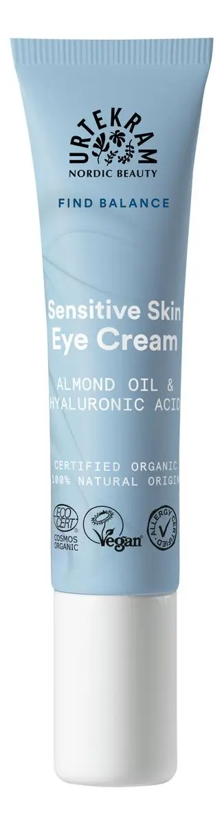 Urtekram Beauty Fragrance Free Sensitive Skin Eye Cream - 15 ml.
