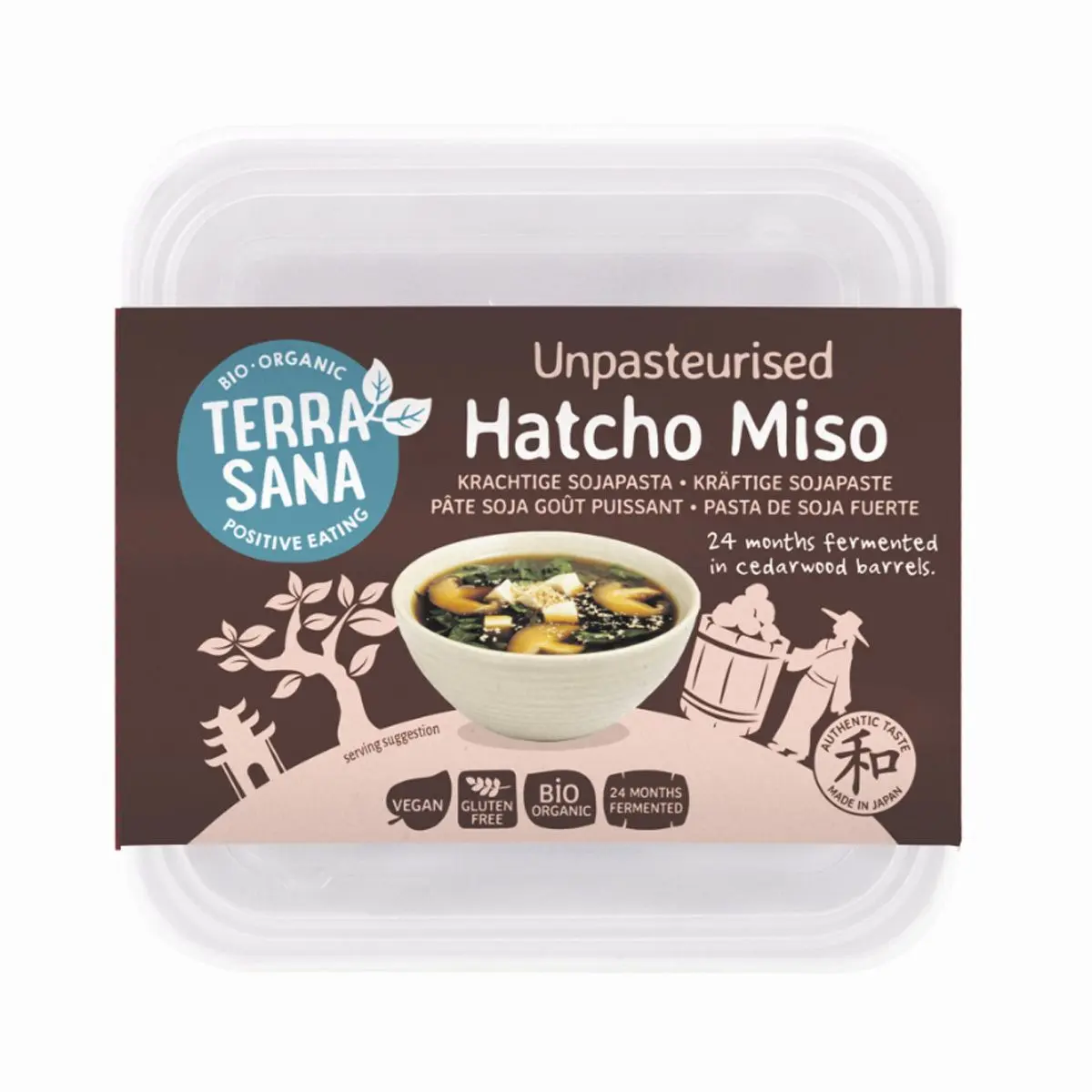 Terrasana Miso Hatcho 100% soya Ø - 300 g.