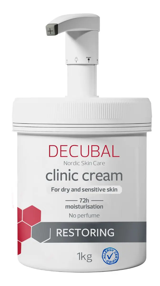 Decubal Clinic Cream m. Pumpe 38% - 1 kg.