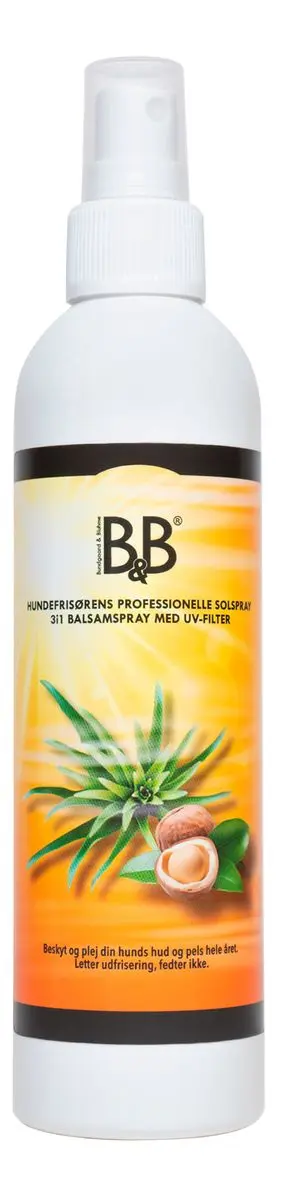 B&B 3i1 leave in Balsamspray med naturlig solbeskyttelse - 200 ml.